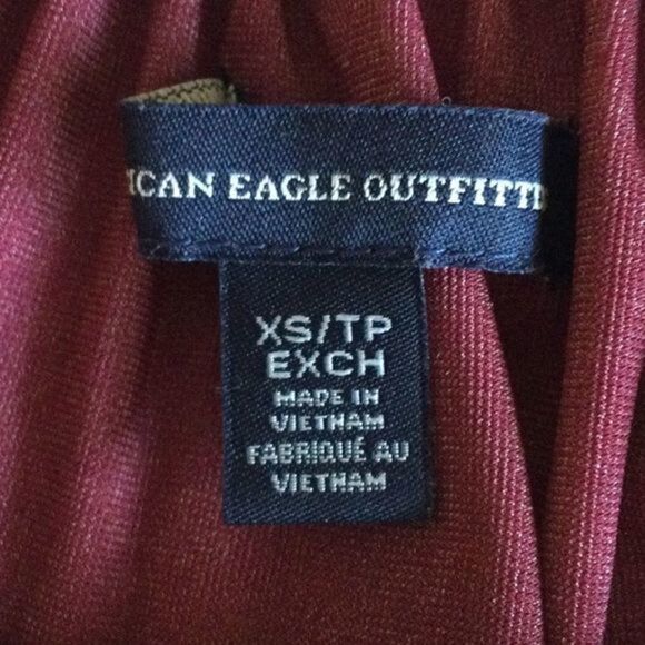 American Eagle Outfitters Mauve Crushed Velvet Cropped‎ Top XS - Picture 7 of 10